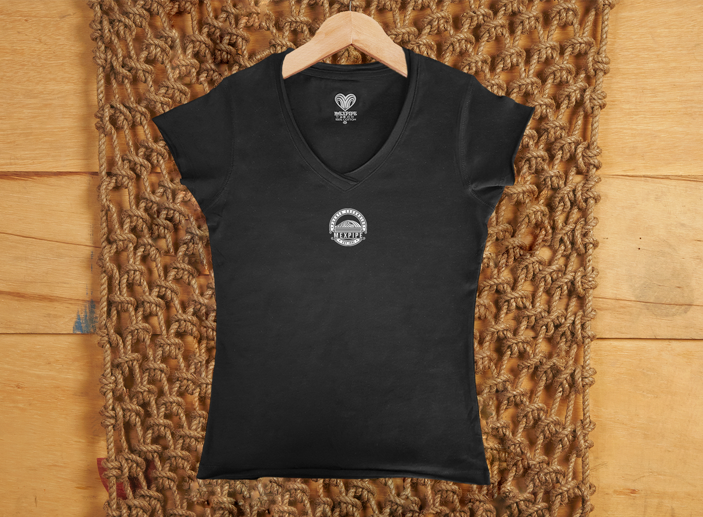 Playera Dama cuello v