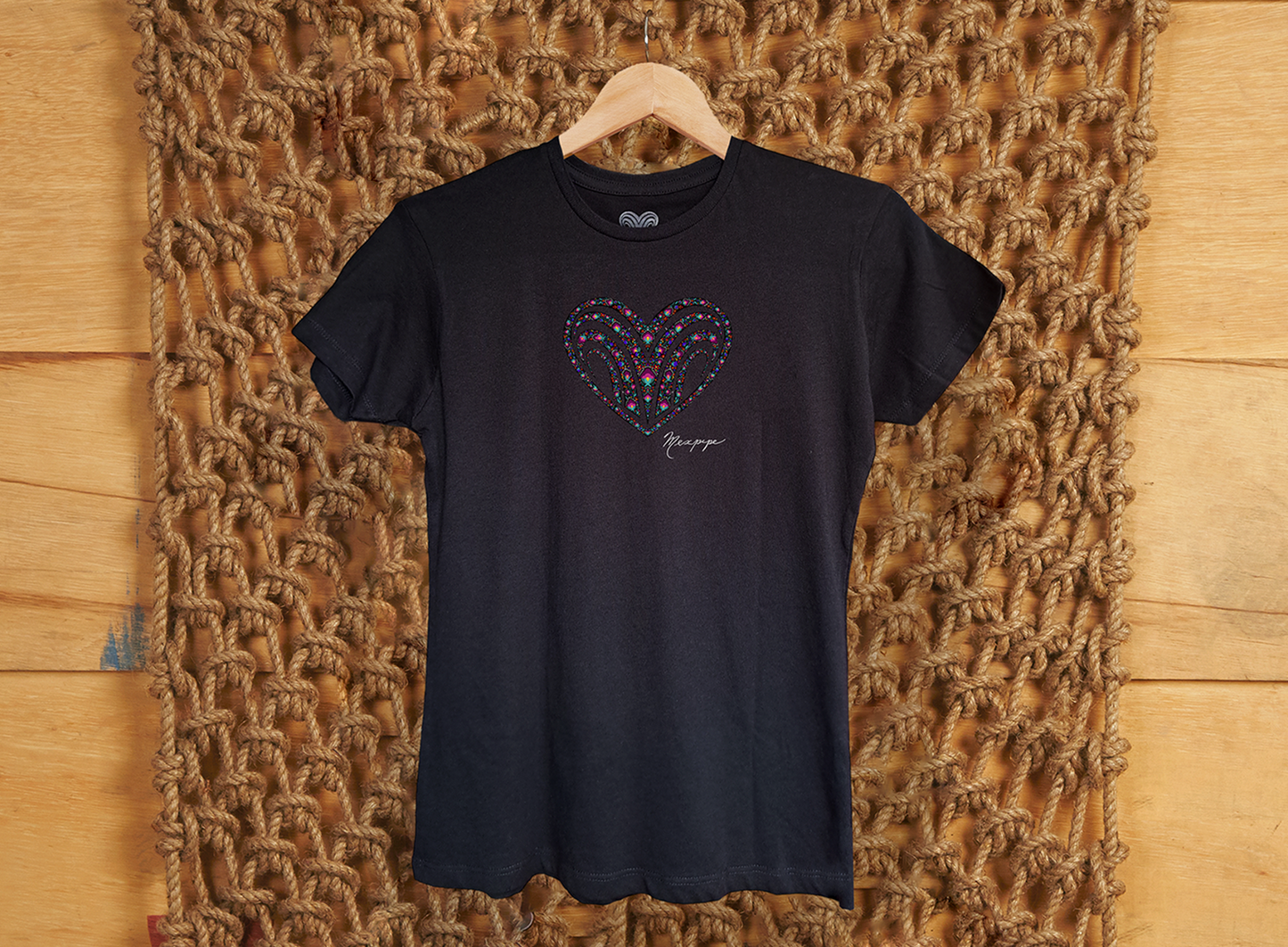 Corazón de flores Dama